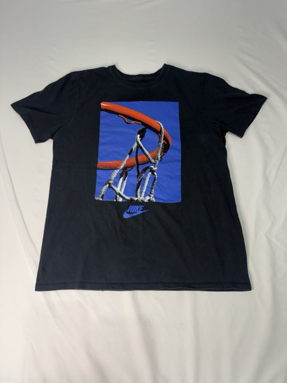 NIKE BASKETBALL Graphic Tee Shirt Men’s Medium Black